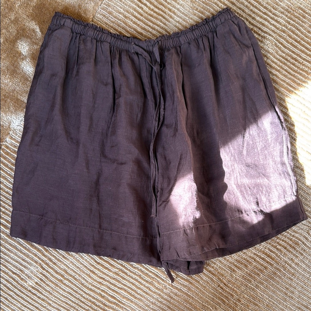 Zara Dark Brown Women's Flowy  Shorts Size XS